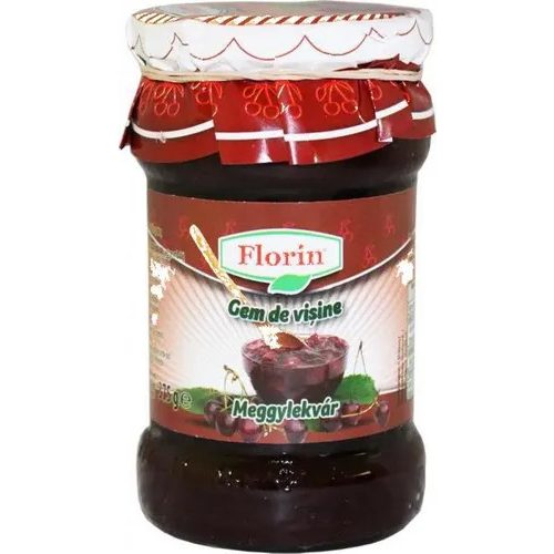 Florin  meggylekvár 67% gyümölcs 375g