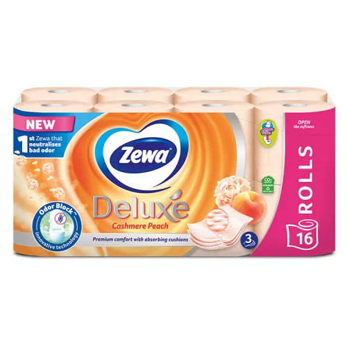 Zewa Deluxe Cashmere peach toalettpapír 3 rétegű 16 tekercs