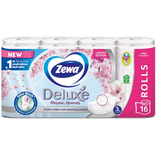 Zewa Deluxe Blossom Moments toalettpapír 3 rétegű 16 tekercs