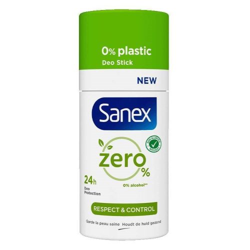 Sanex Deo Stift Zero % 0% Respect & Control 56g