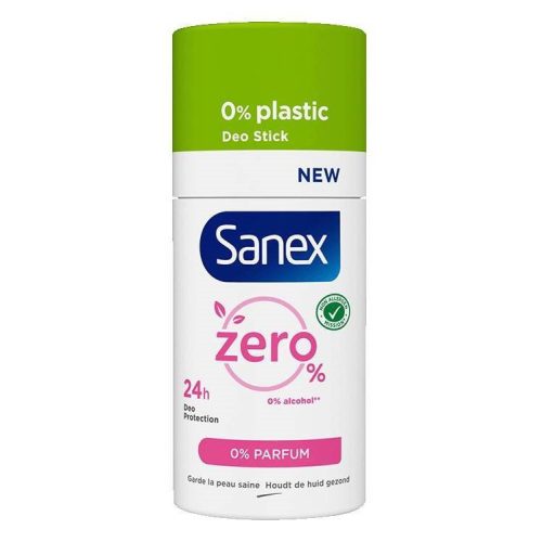 Sanex Deo Stift Zero % 0% Parfum, 56g