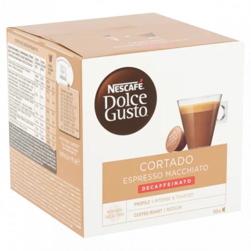 Nescafe Dolce Gusto koffeinmentes Cortado Espresso Macchiato 16 kapszula