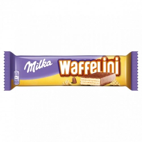 Milka Waffelini alpesi tejcsokoládéval mártott tejes ízű krémmel töltött ostya 31 g