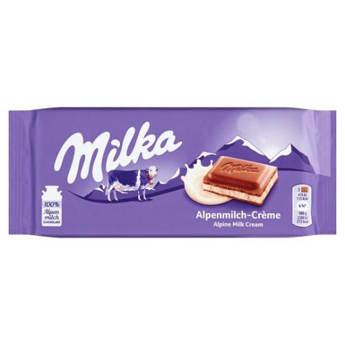 Milka Alpesi Tejkrémes 100g