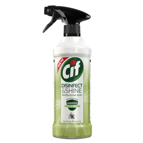 Cif Disinfect & Shine Spring Flowers univerzális fertőtlenítő spray 500 ml