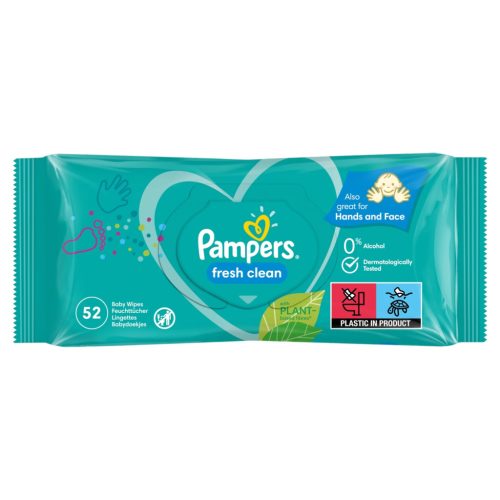 Pampers Fresh Clean törlőkendő 52db