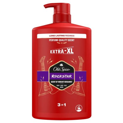Old Spice Rockstar 3in1 férfi sampon és tusfürdő 1000 ml