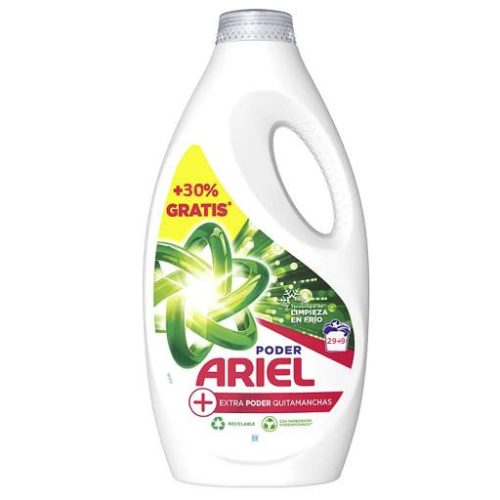 Ariel mosógél Extra Power stain remover - 1,9L 38 mosás