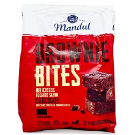   Mandul brownie bites - csokoládé ízű mini brownie falatkák mandulával 8x25g (200g)