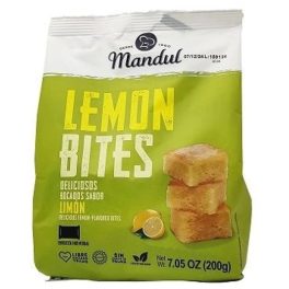   Mandul lemon bites - citromos izű mandulás süteményfalatok 8x25g (200g)