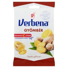   Verbena töltött keménycukorka gyömbérrel és C-vitaminnal 60g