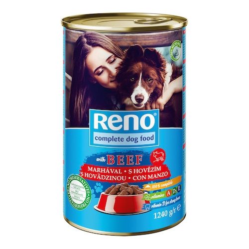 Reno nedves kutyaeledel marha 1240g