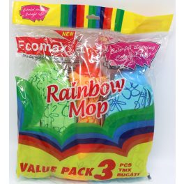 Felmosófej - Rainbow Mop 3 db-os (zöld+narancs+kék)