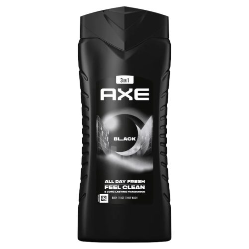 AXE Black 3 in 1 tusfürdő testre, arcra, hajra 400 ml