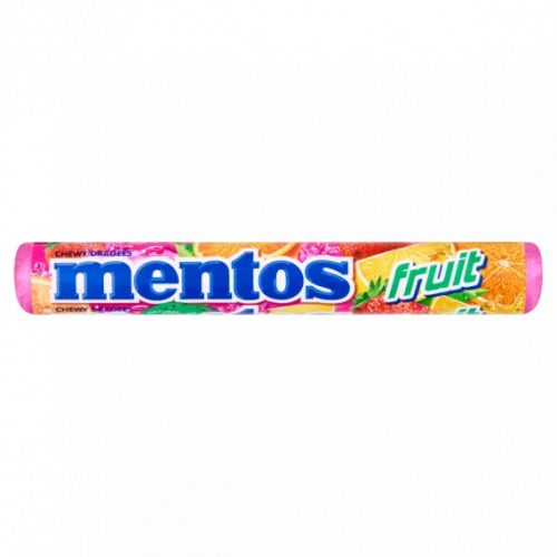 Mentos Fruit gyümölcsízű cukordrazsé 38 g