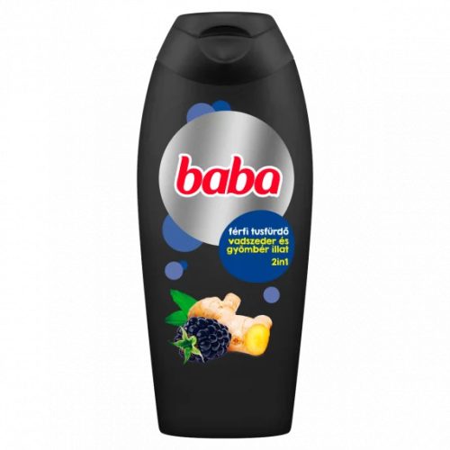 Baba férfi tusfürdő - Vadszeder és gyömbér illat 2in1, 400 ml