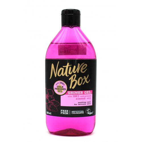 Nature Box tusfürdő mandulaolajjal 385ml